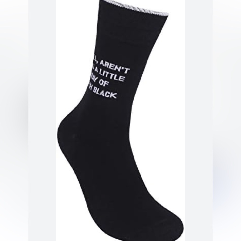About Face Designs Socks New With Tags. Black. Size Men’s‎ 6-11 Women’s 71/2-12